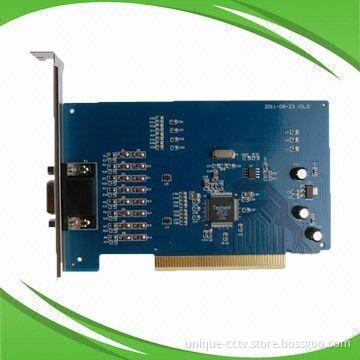 4CH DVR Card, H.264 Compression, D1 Preview